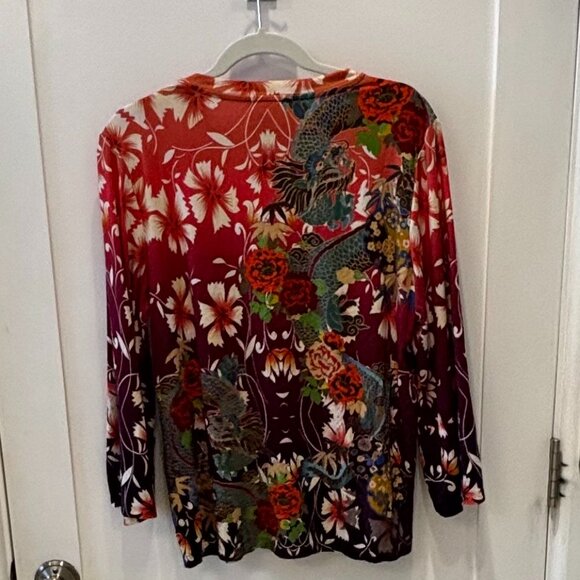 Johnny Was ---Adalena Kimono Sleeve Tee--- - Picture 3 of 5